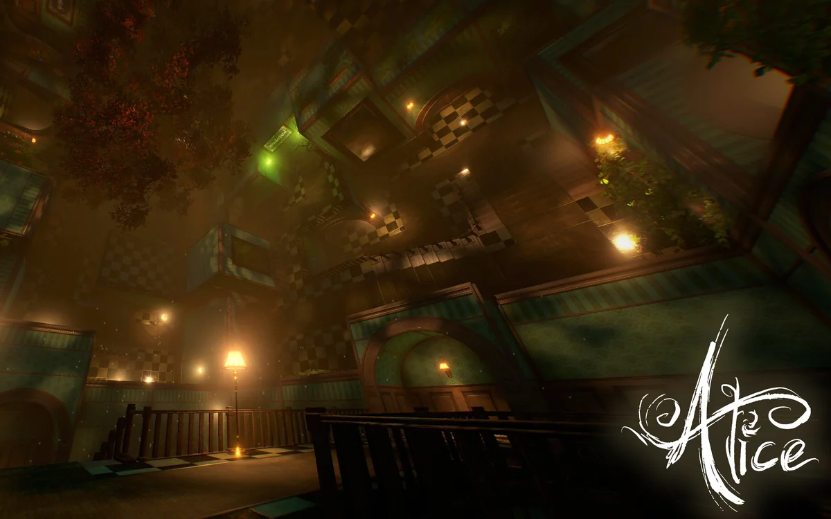 Alice cooperative VR escape-room scene 7