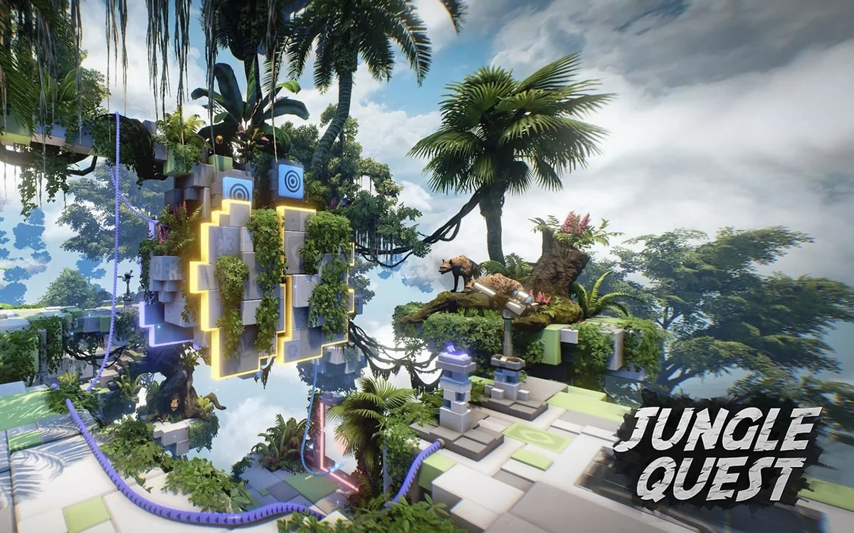 Jungle Quest cooperative VR escape-room scene 5