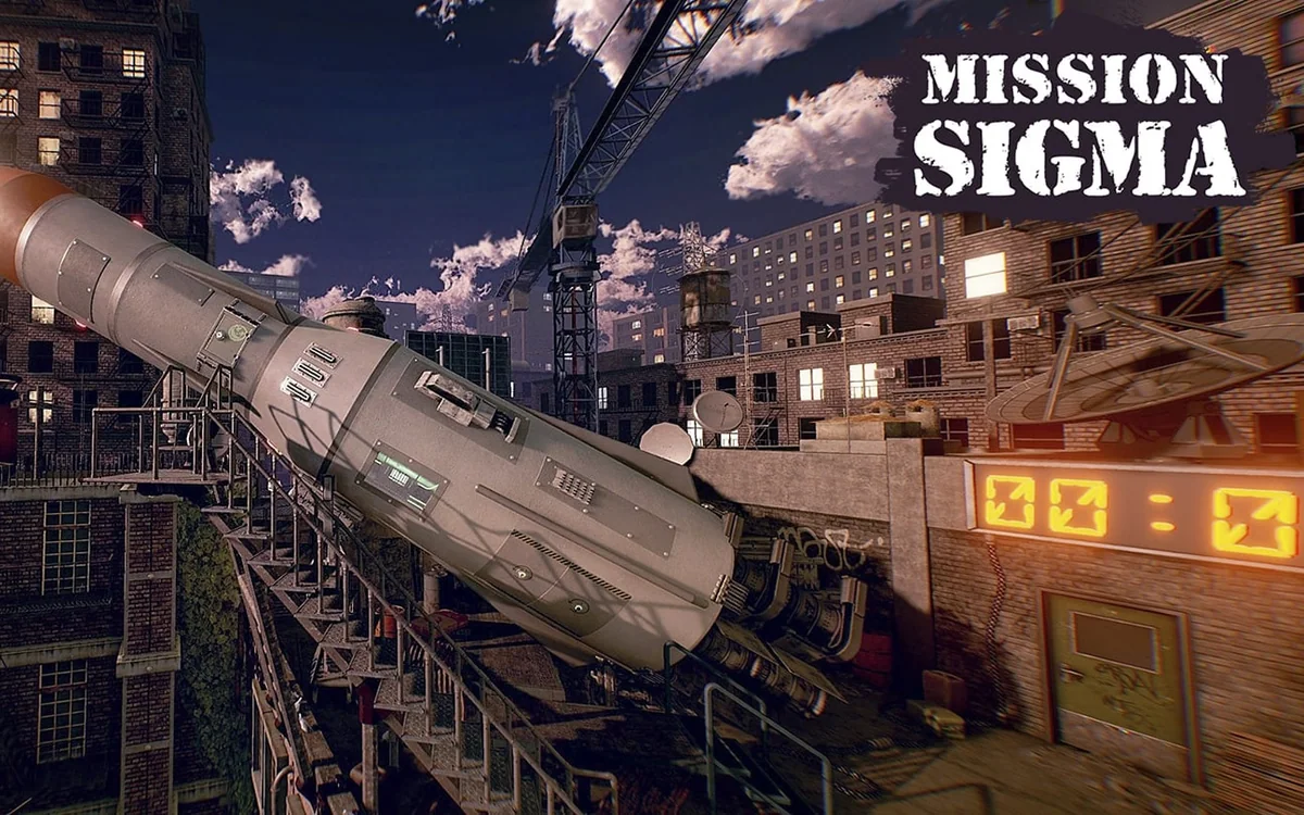 Mission Sigma cooperative VR escape-room scene 1