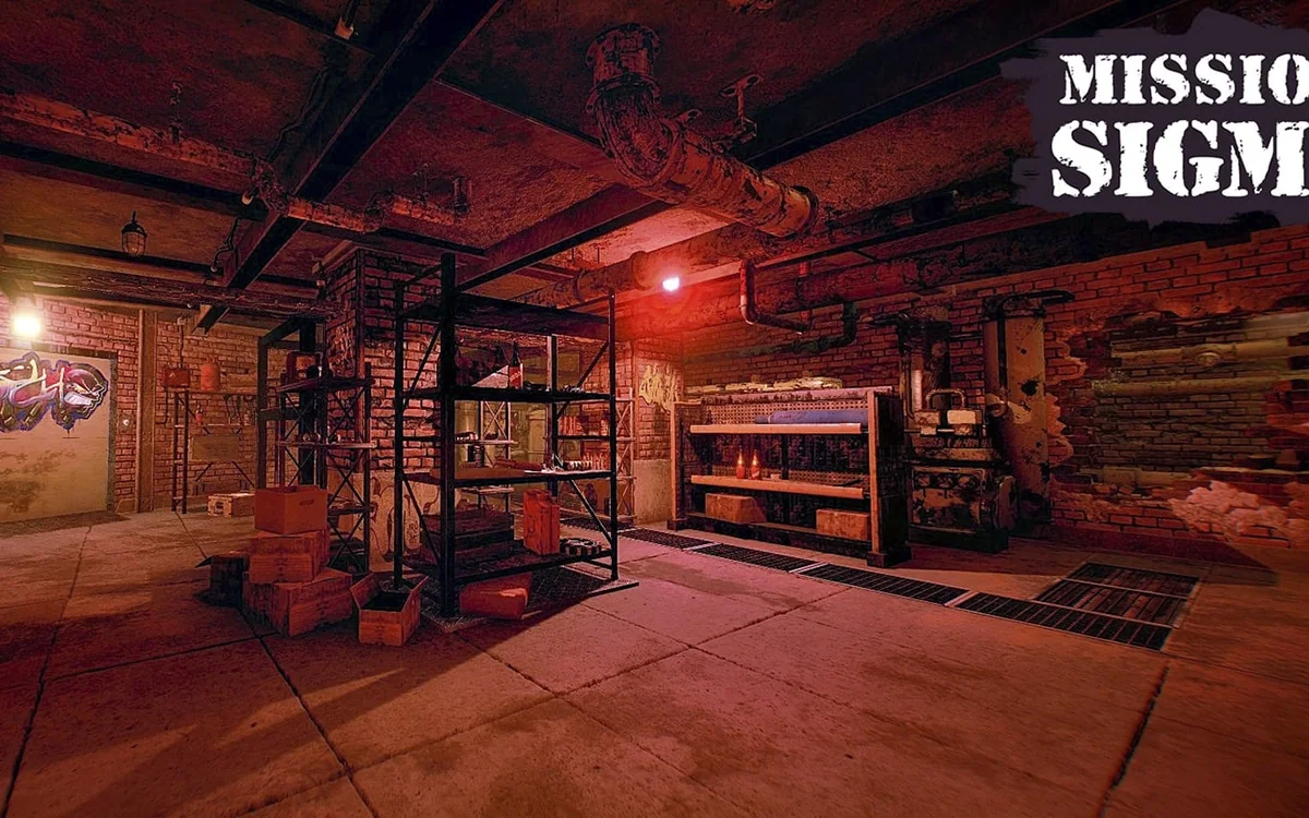 Mission Sigma cooperative VR escape-room scene 7