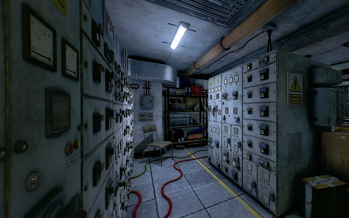 The Prison cooperative VR escape-room scene 1