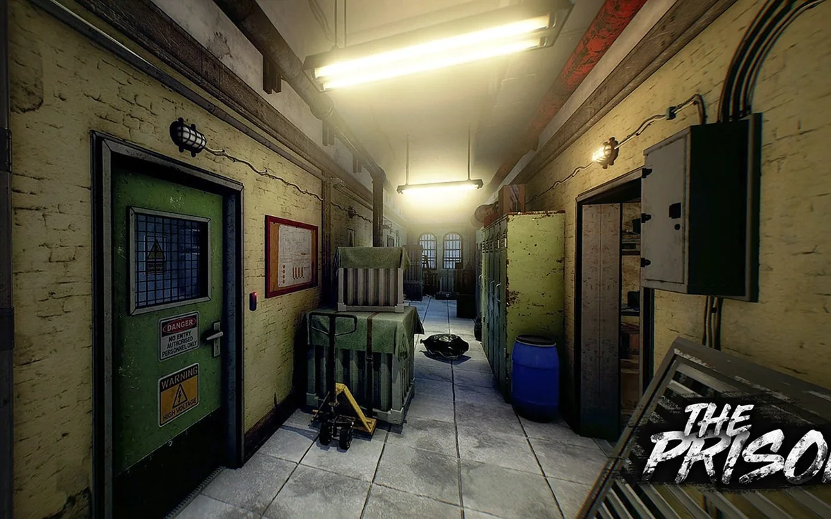 The Prison cooperative VR escape-room scene 3