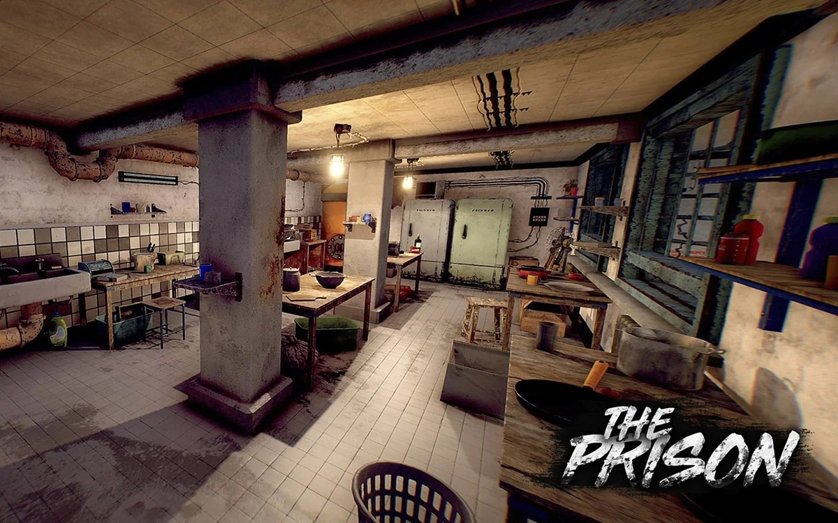 The Prison cooperative VR escape-room scene 5