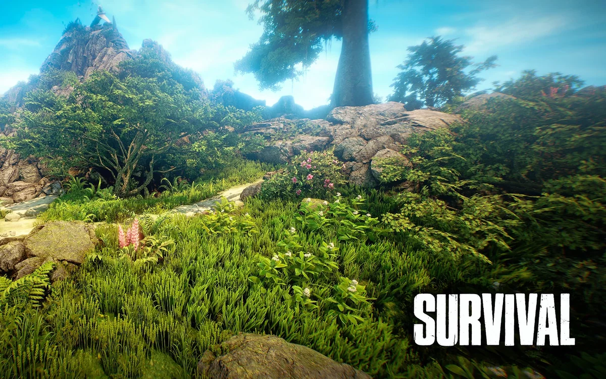 Survival cooperative VR escape-room scene 2